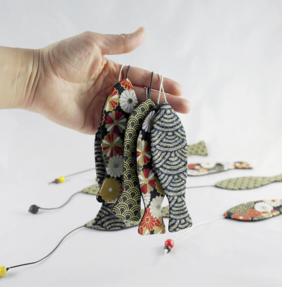 Segnalibro a forma di pesce